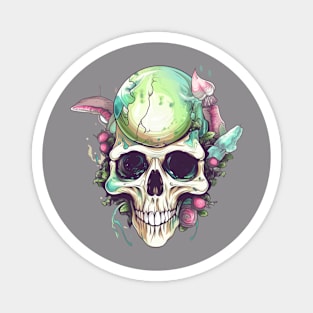 fantasy magic skull Magnet